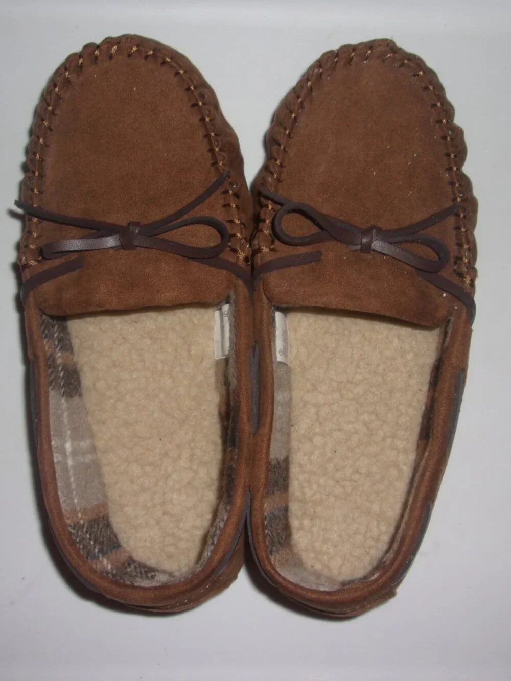 Big Boys Fleece lined Moccasins